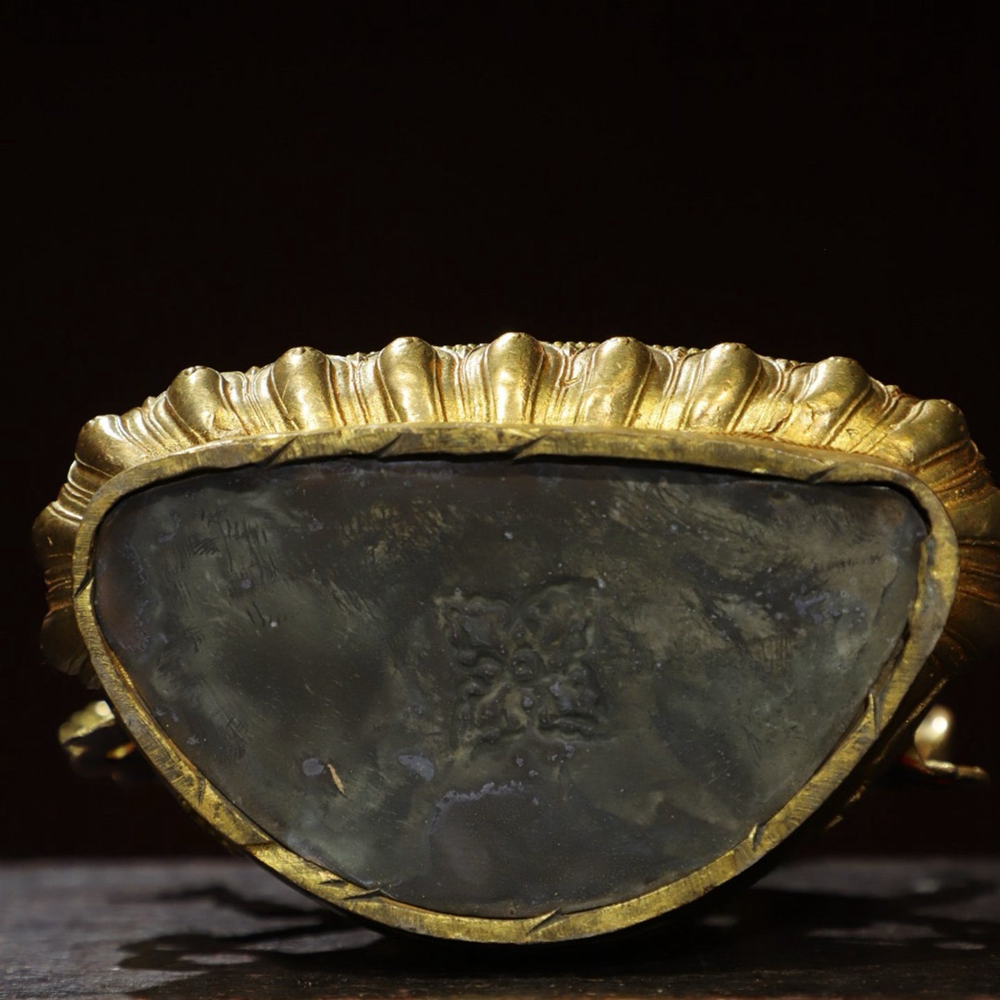 Bronze painted statue of the Holy Mother of Buddha