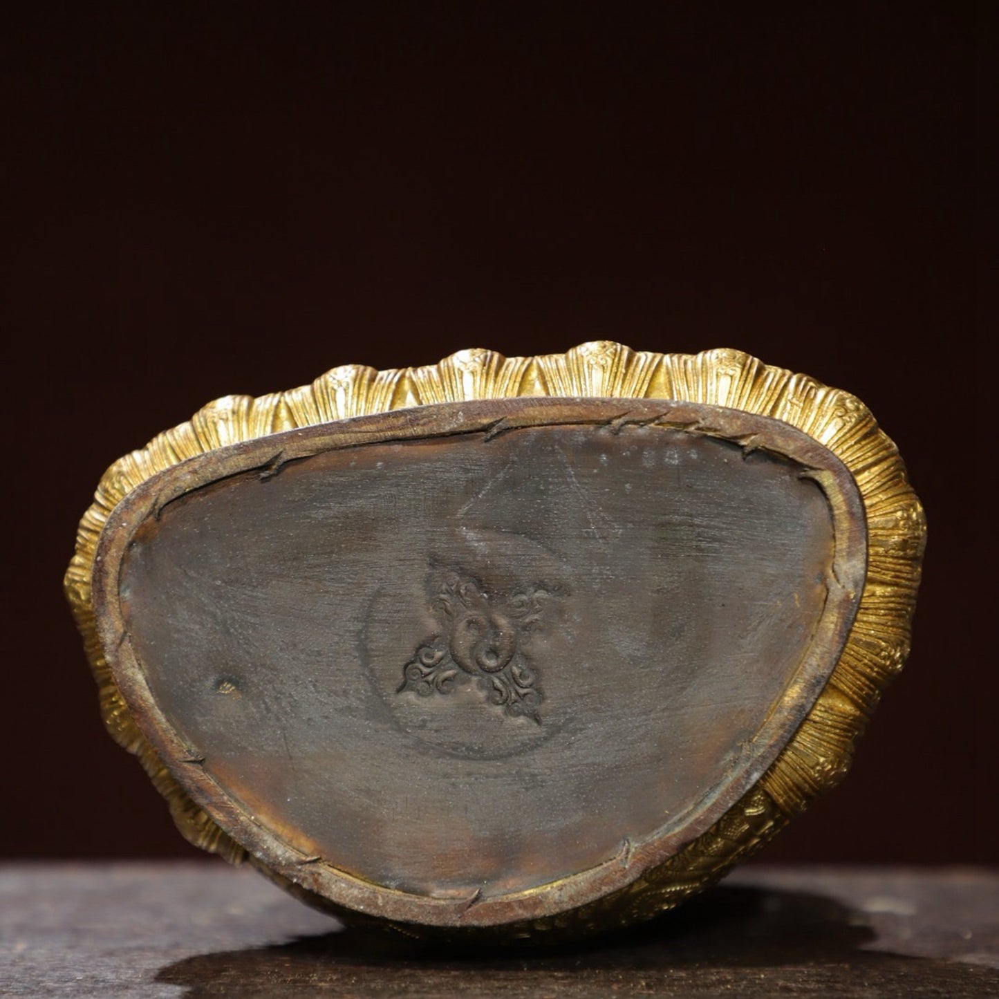 Bronze painted Buddha statue of Sutra Vajra