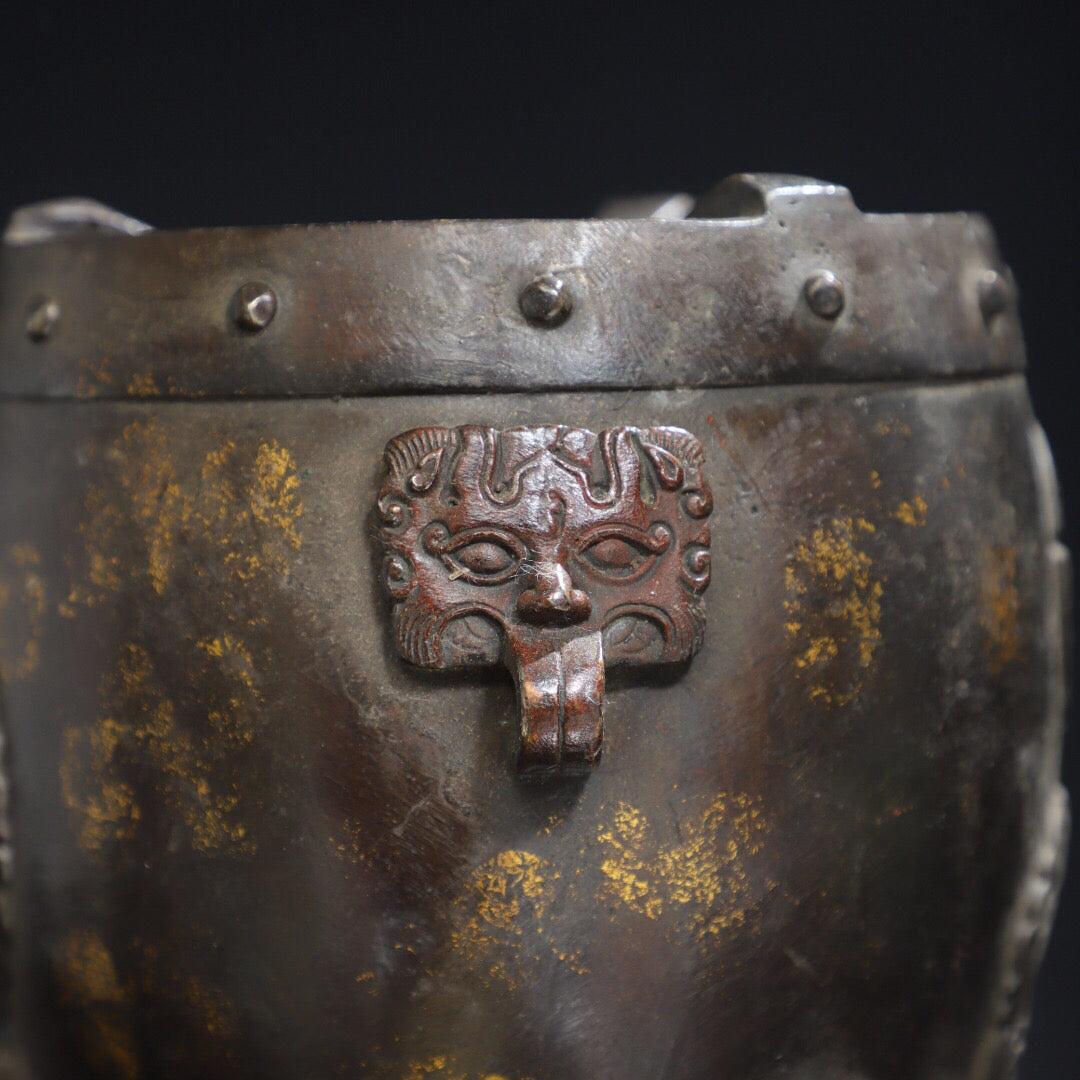 Chinese Antique Fu Charcoal Stove