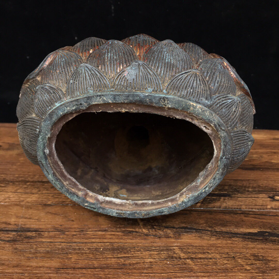 Chinese antique pure copper Buddha statue