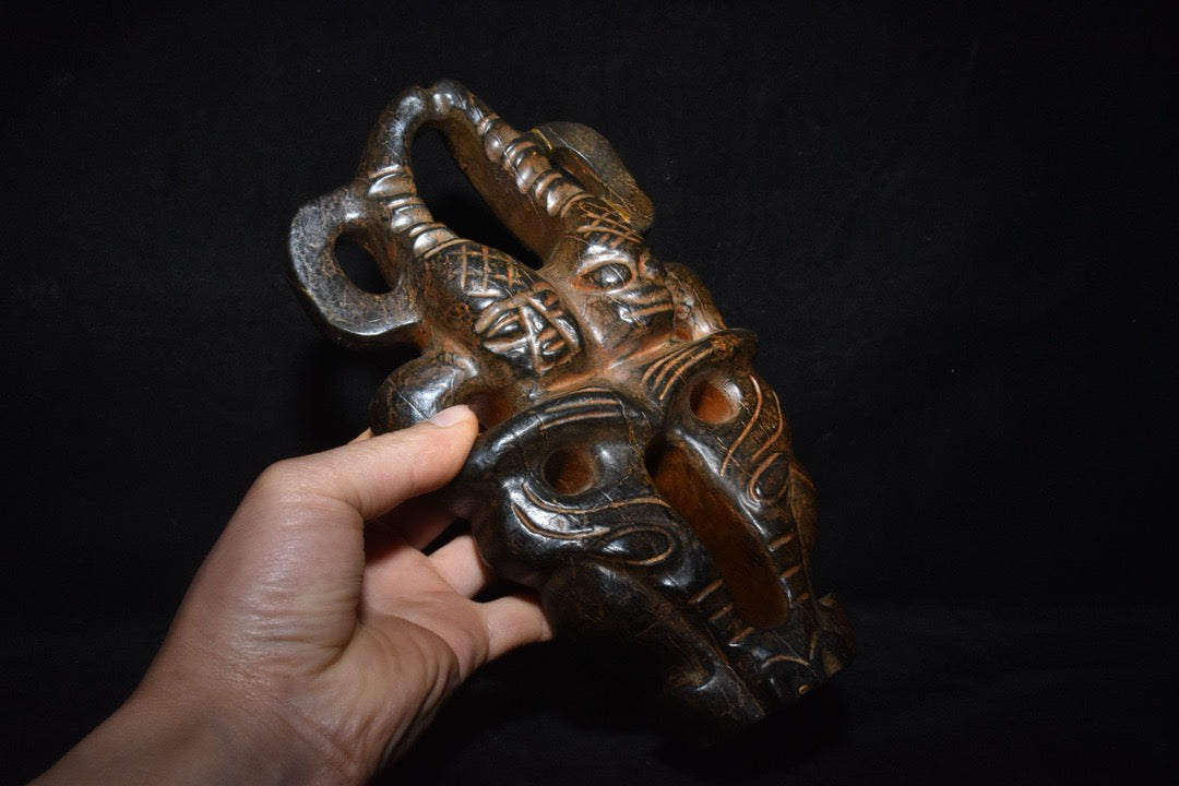 Chinese Antique Meteorite Sun God
