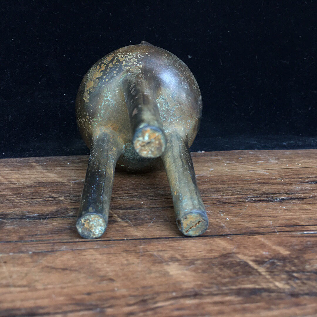 Chinese antique pure copper incense burner