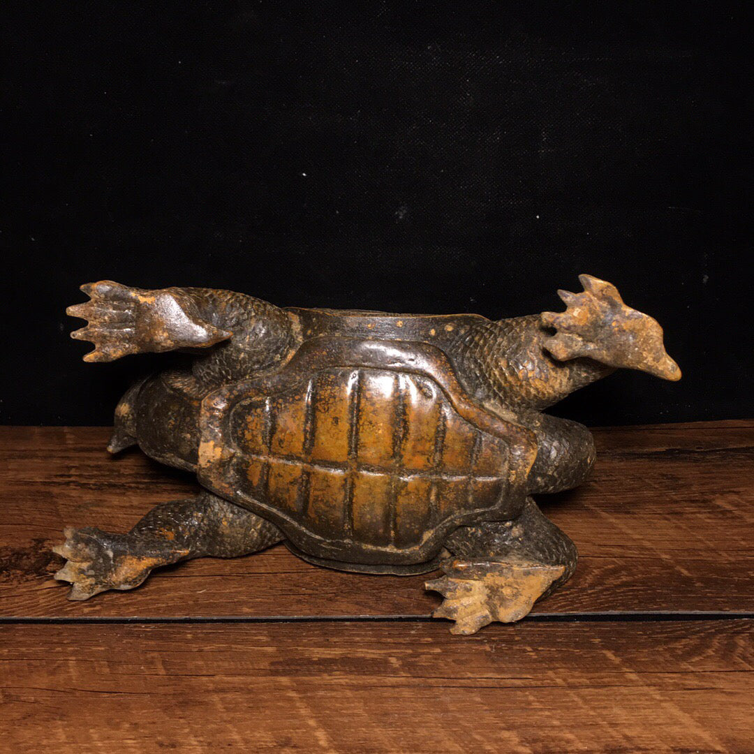 Chinese Antique Pure Copper Turtle