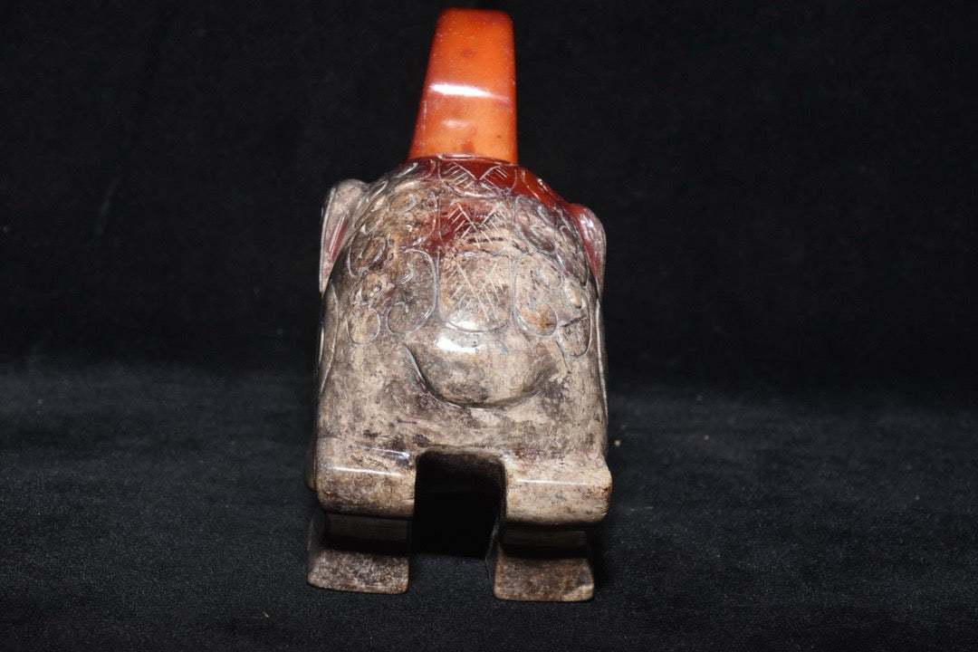 Chinese antique jade elephant