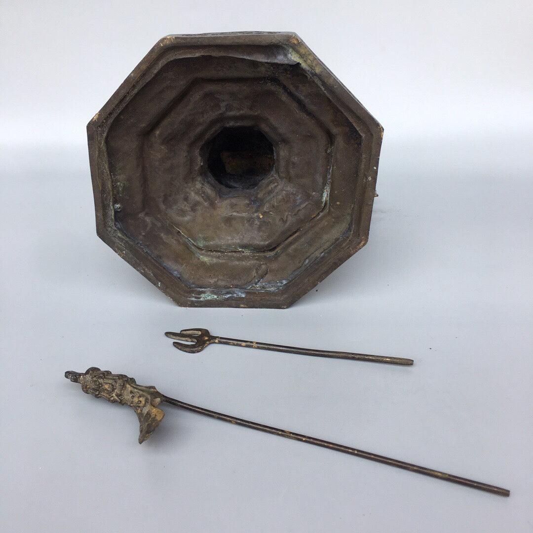 Chinese antique pure copper Buddha statue