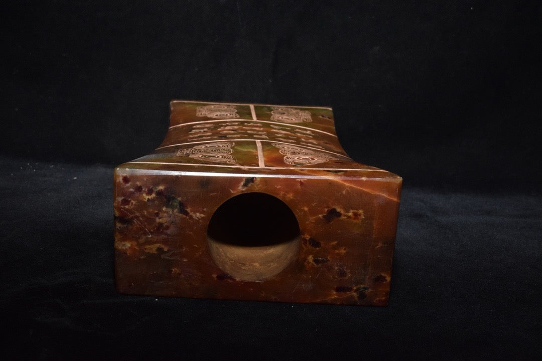 Chinese antique jade pillow