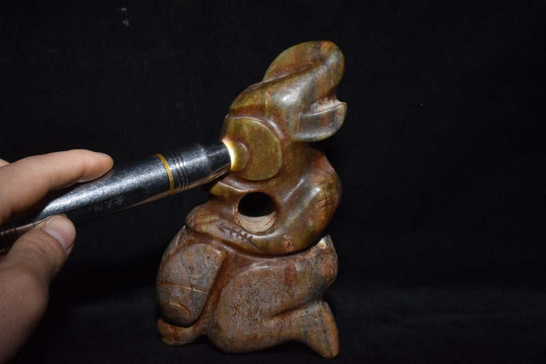 Chinese Antique Old Jade Man
