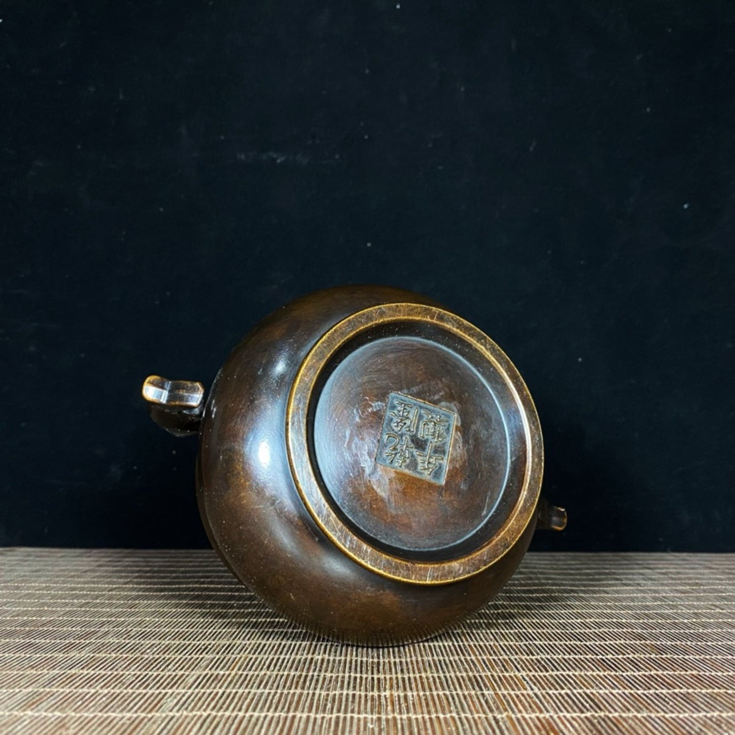 Pure copper fish ear incense burner