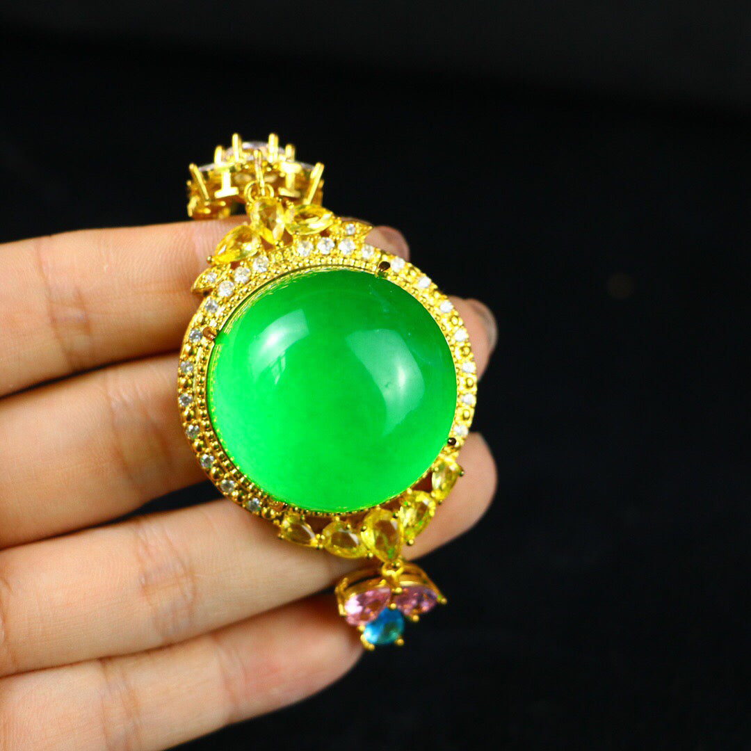 Chinese antique high ice pendant