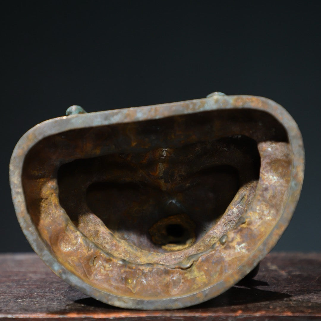 Bronze mud gold Buddha statue of Sutra Vajra