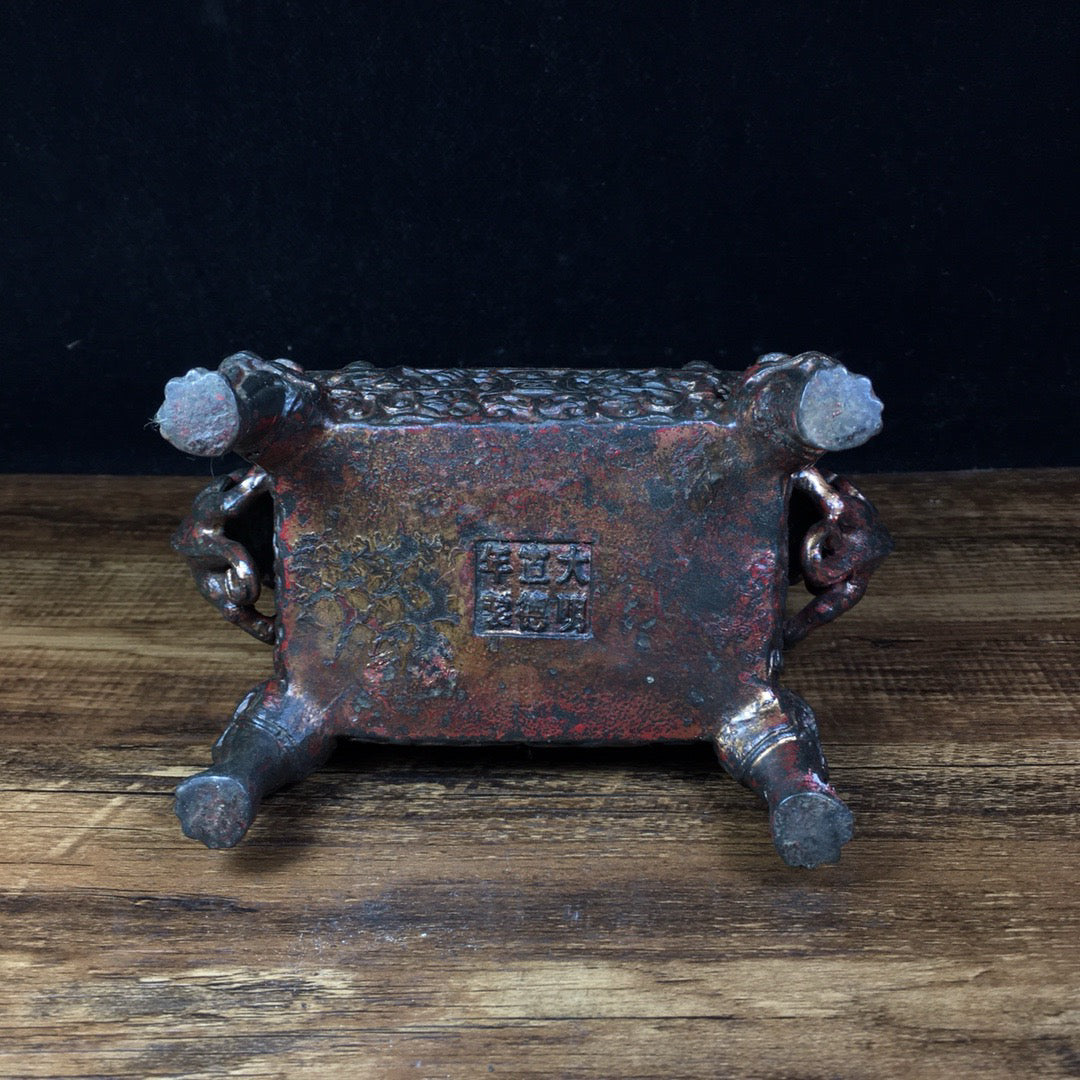 Chinese antique pure copper fumigation furnace