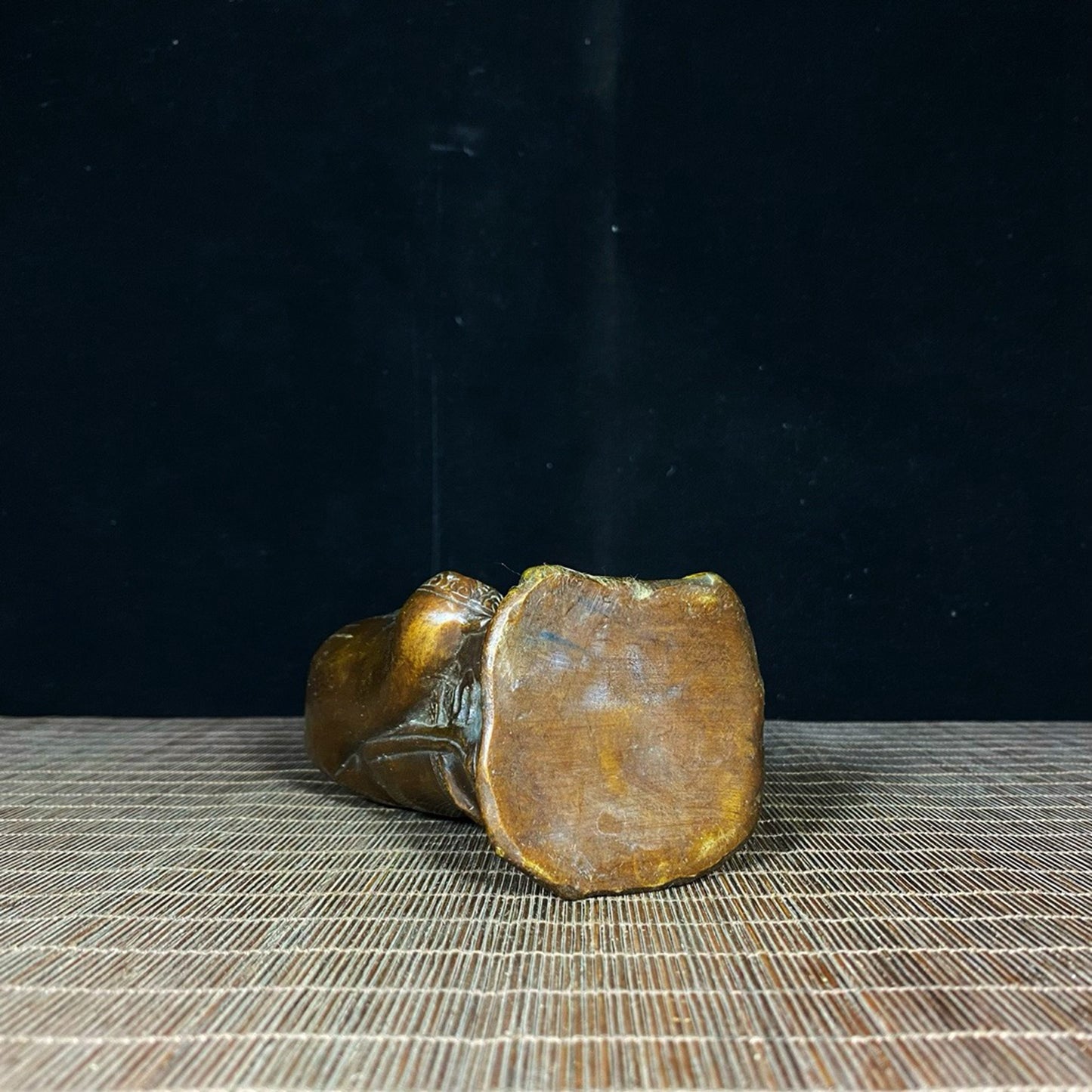 Pure copper gilded figure statue