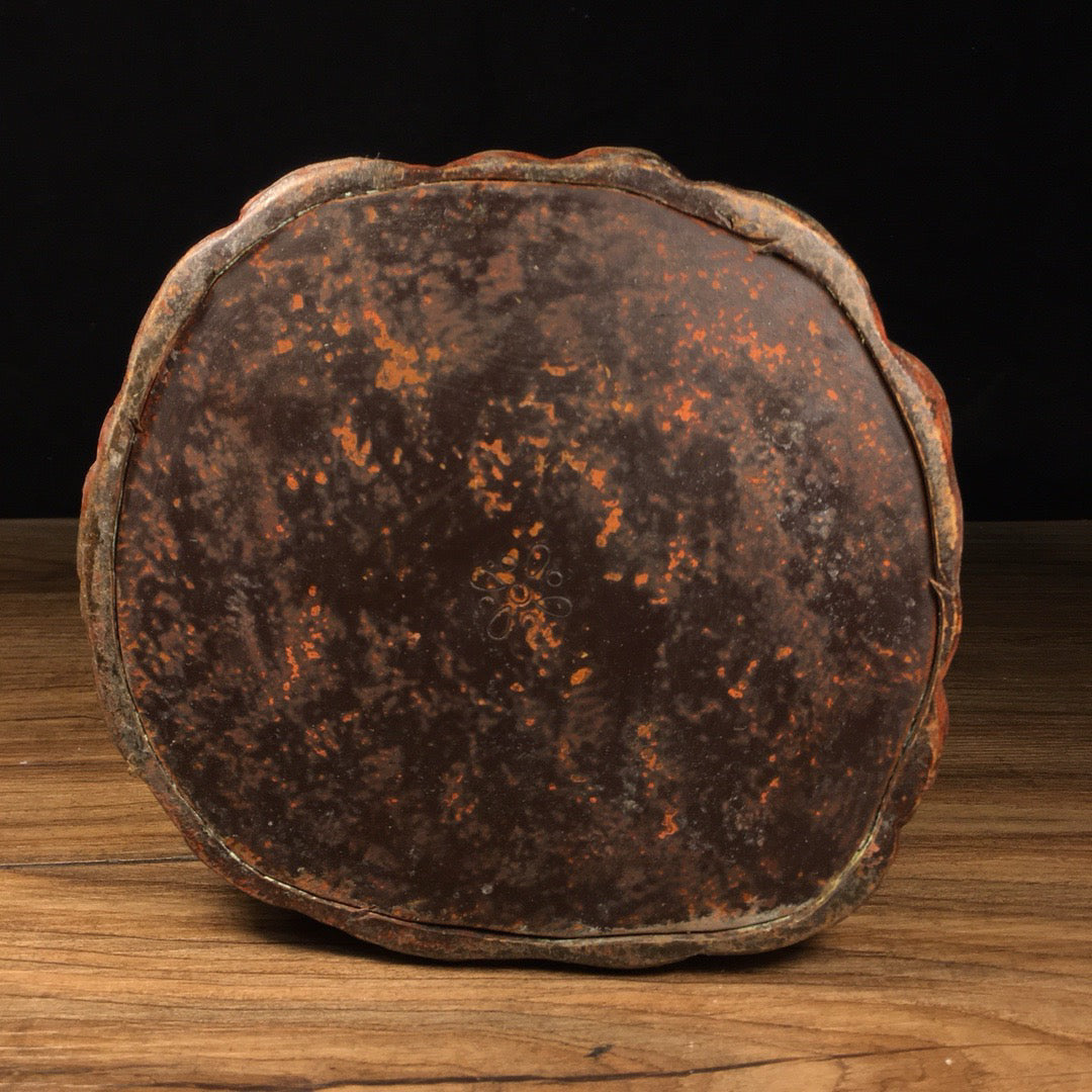 Chinese antique pure copper old birthday Buddha ornament