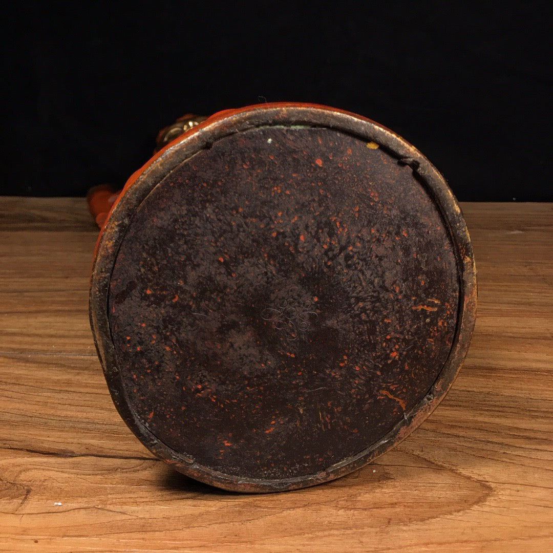 Chinese Antique Pure Copper Shakyamuni Crown Prince Buddha Ornament