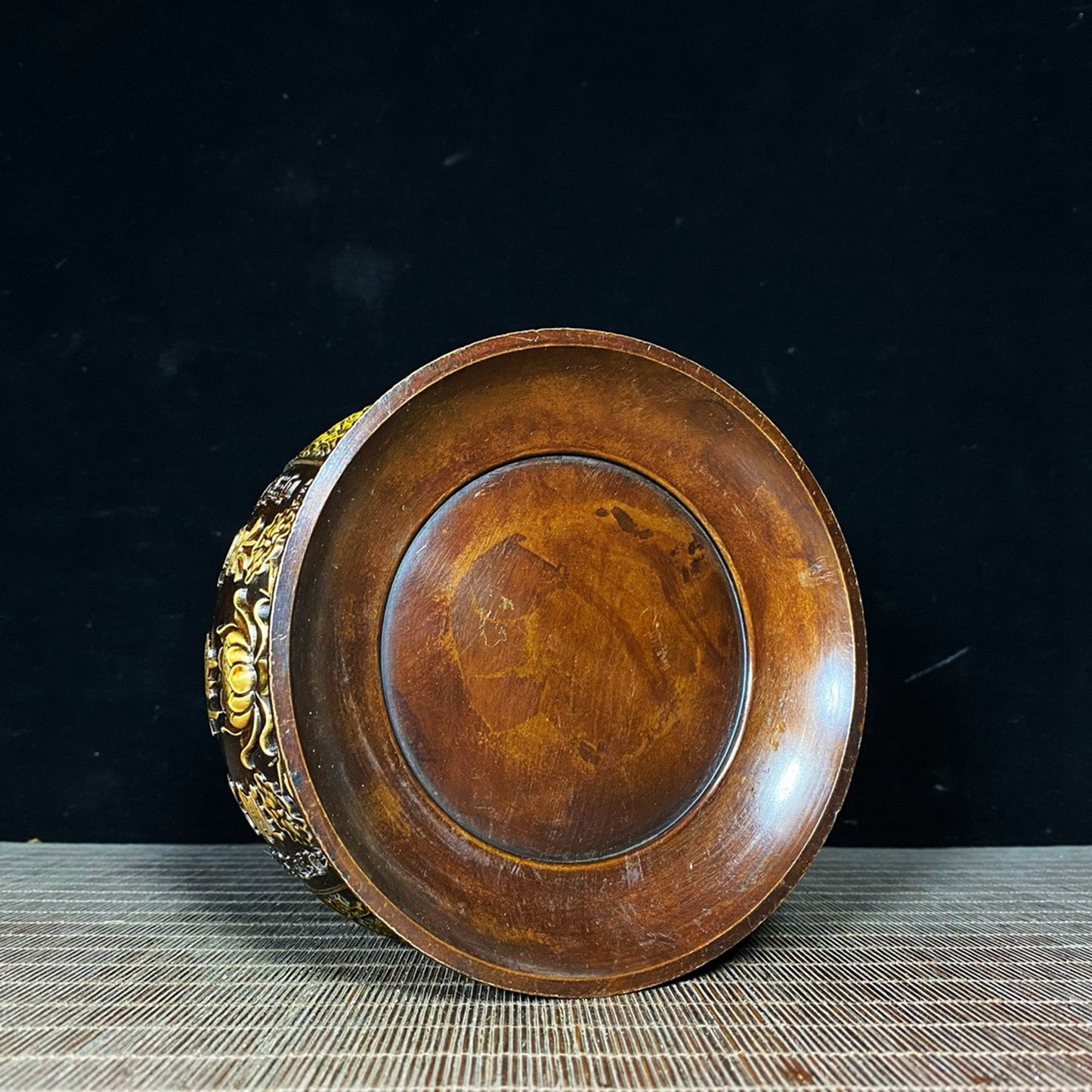 Pure copper Buddha Lotus Heart Sutra Incense Burner