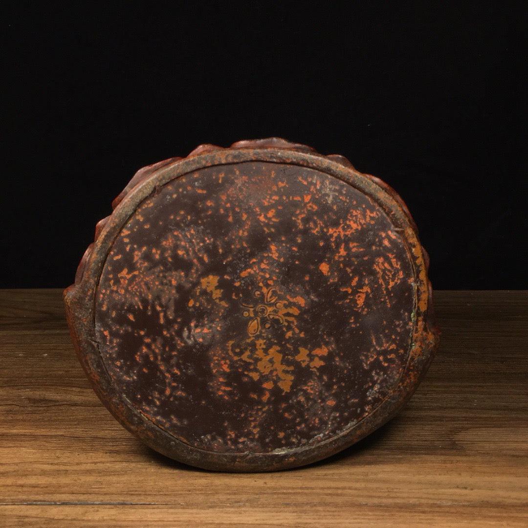 Chinese Antique Pure Copper Ksitigarbha Bodhisattva