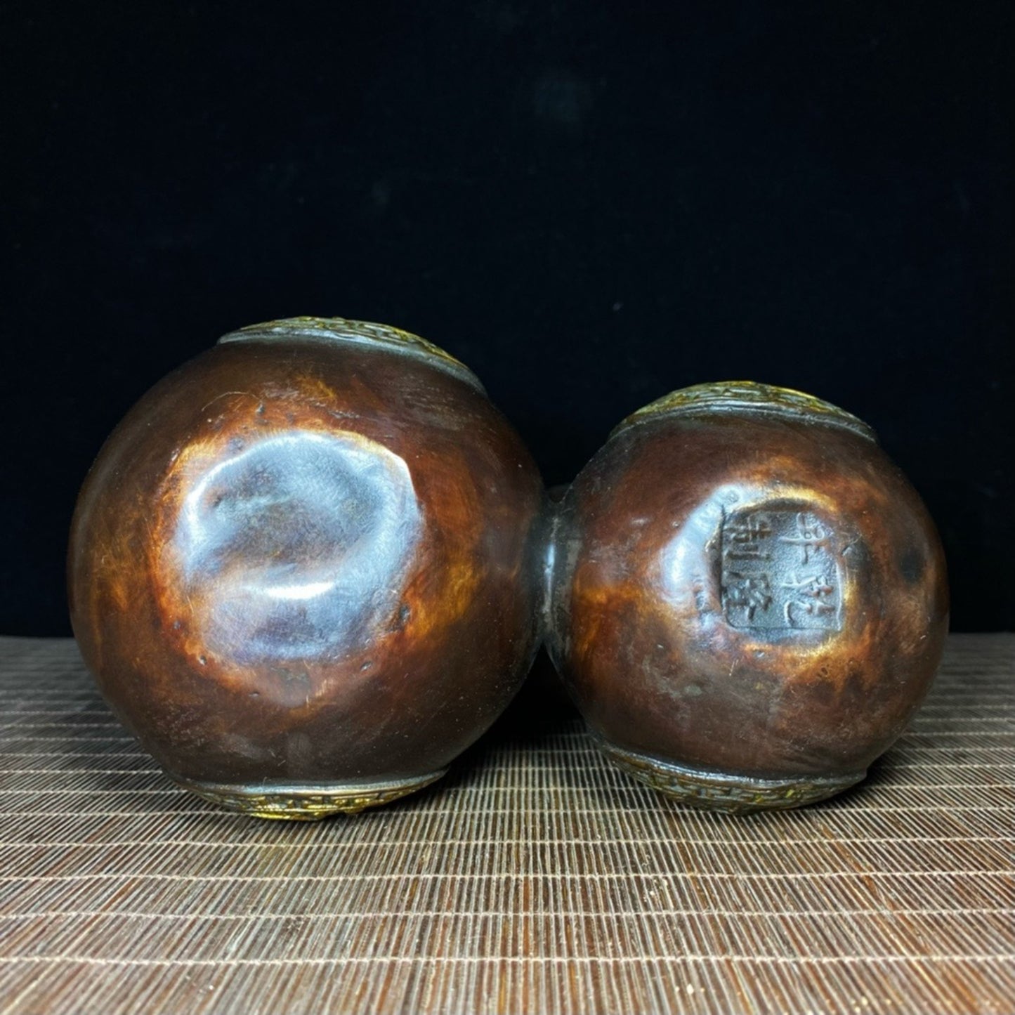 Pure copper gold-plated gourd ornaments