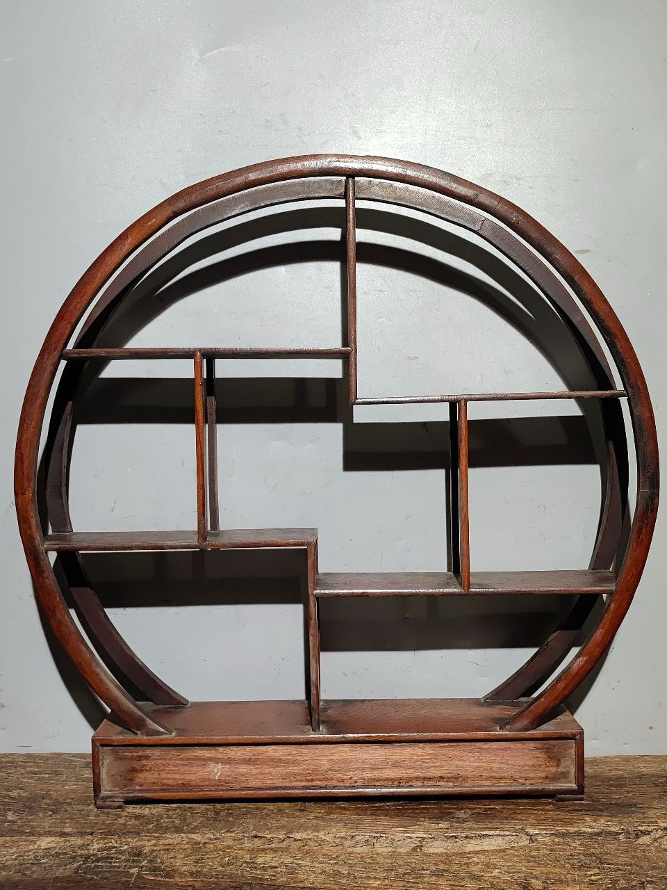 Flower pear wood desk antique rack ornaments