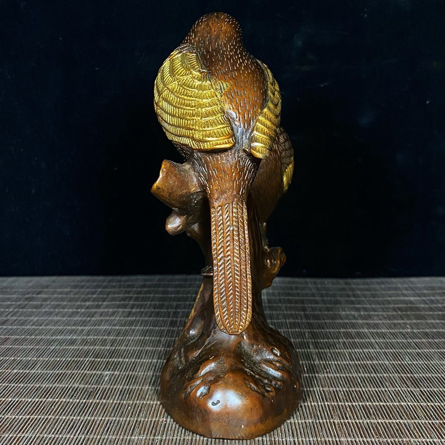 A pair of pure copper with double happiness at the door