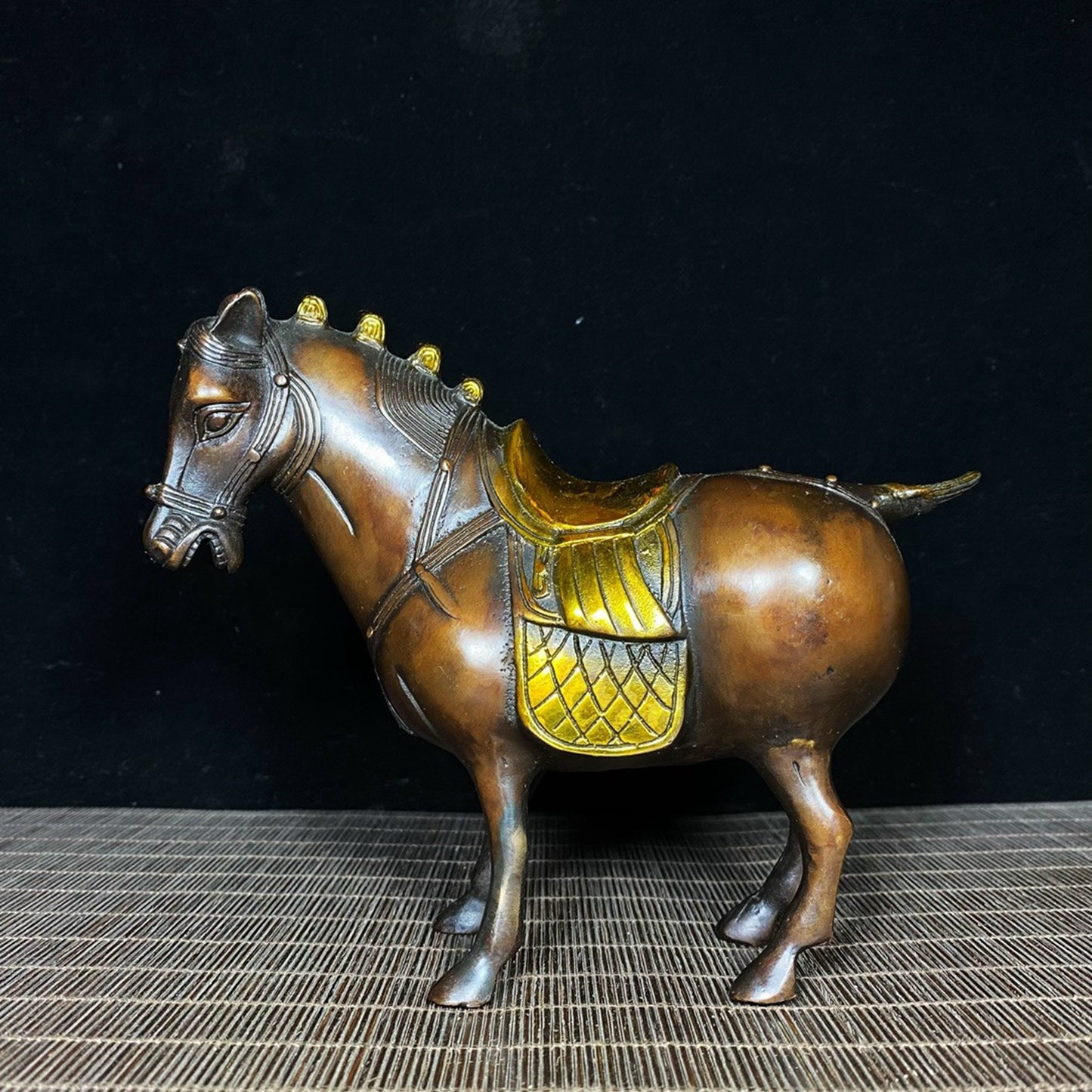 A pair of pure copper horses