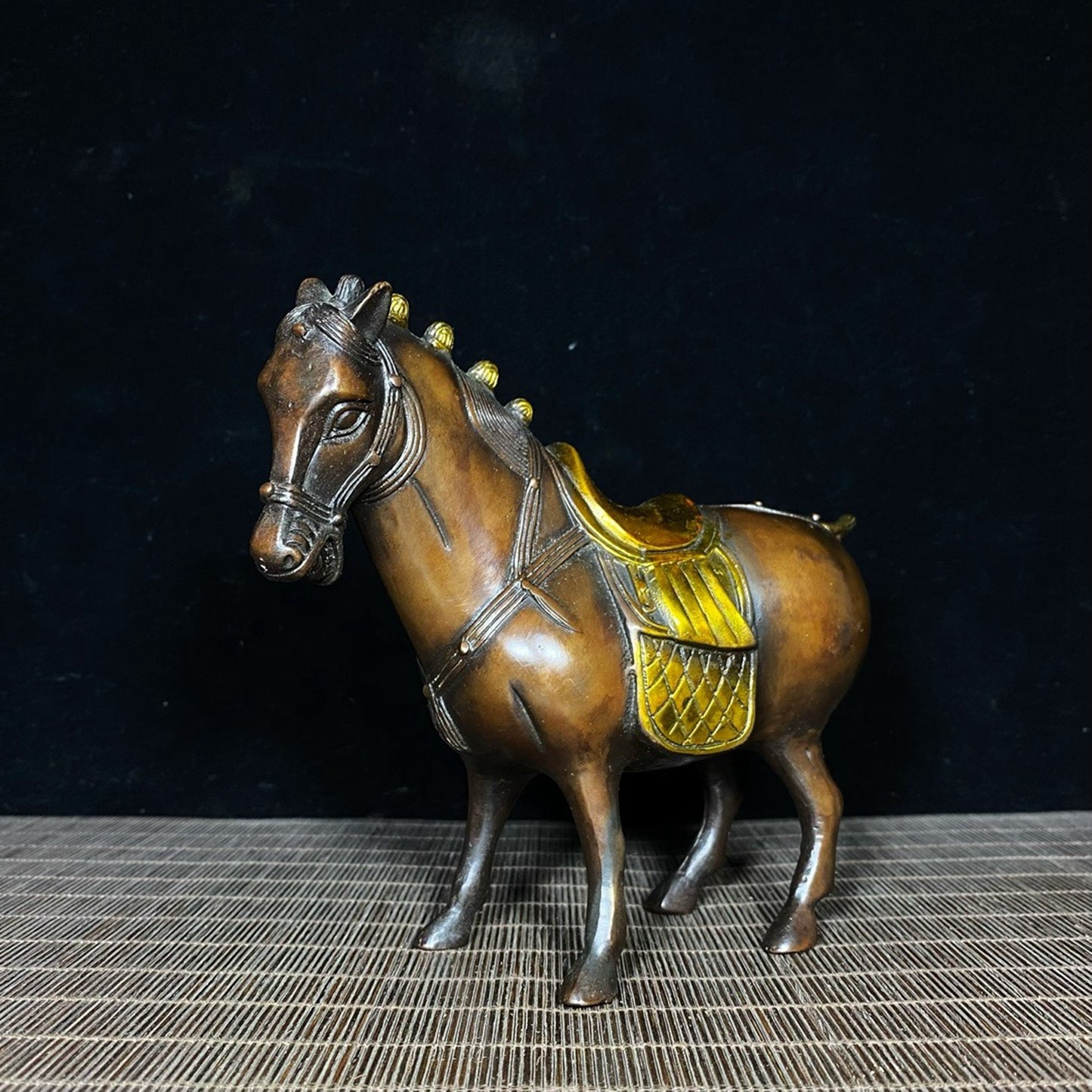 A pair of pure copper horses