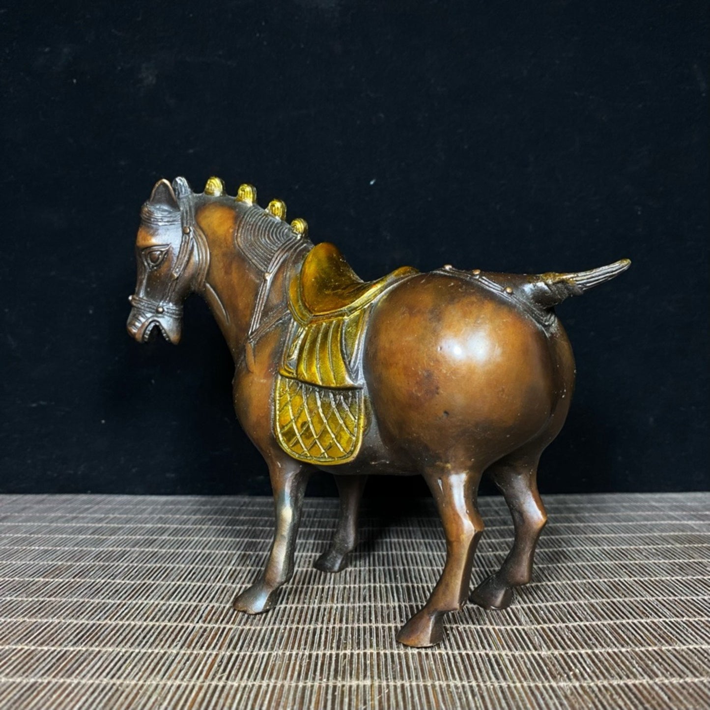 A pair of pure copper horses