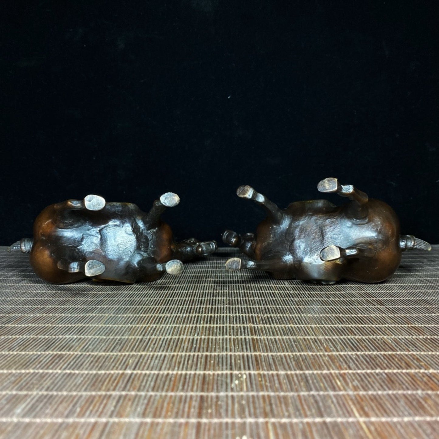 A pair of pure copper horses