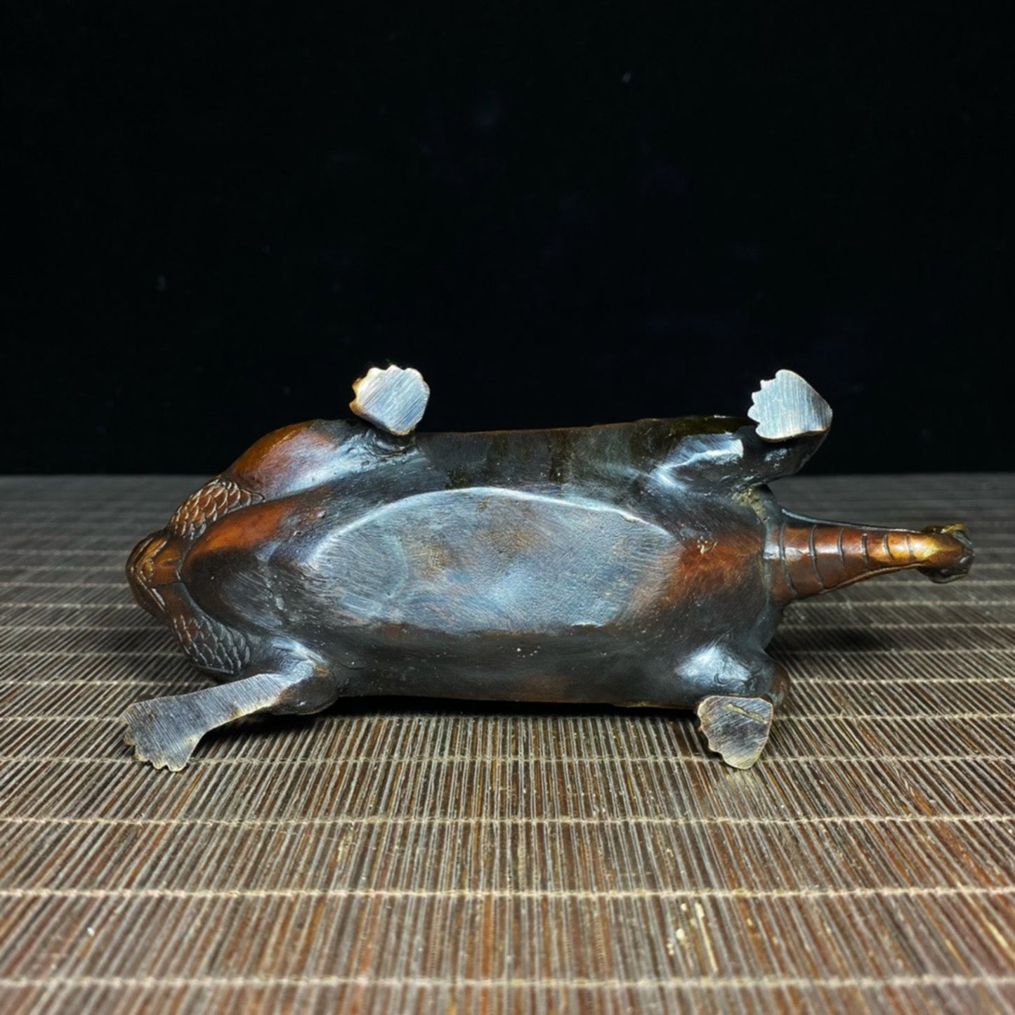 Pure copper gilded dragon turtle