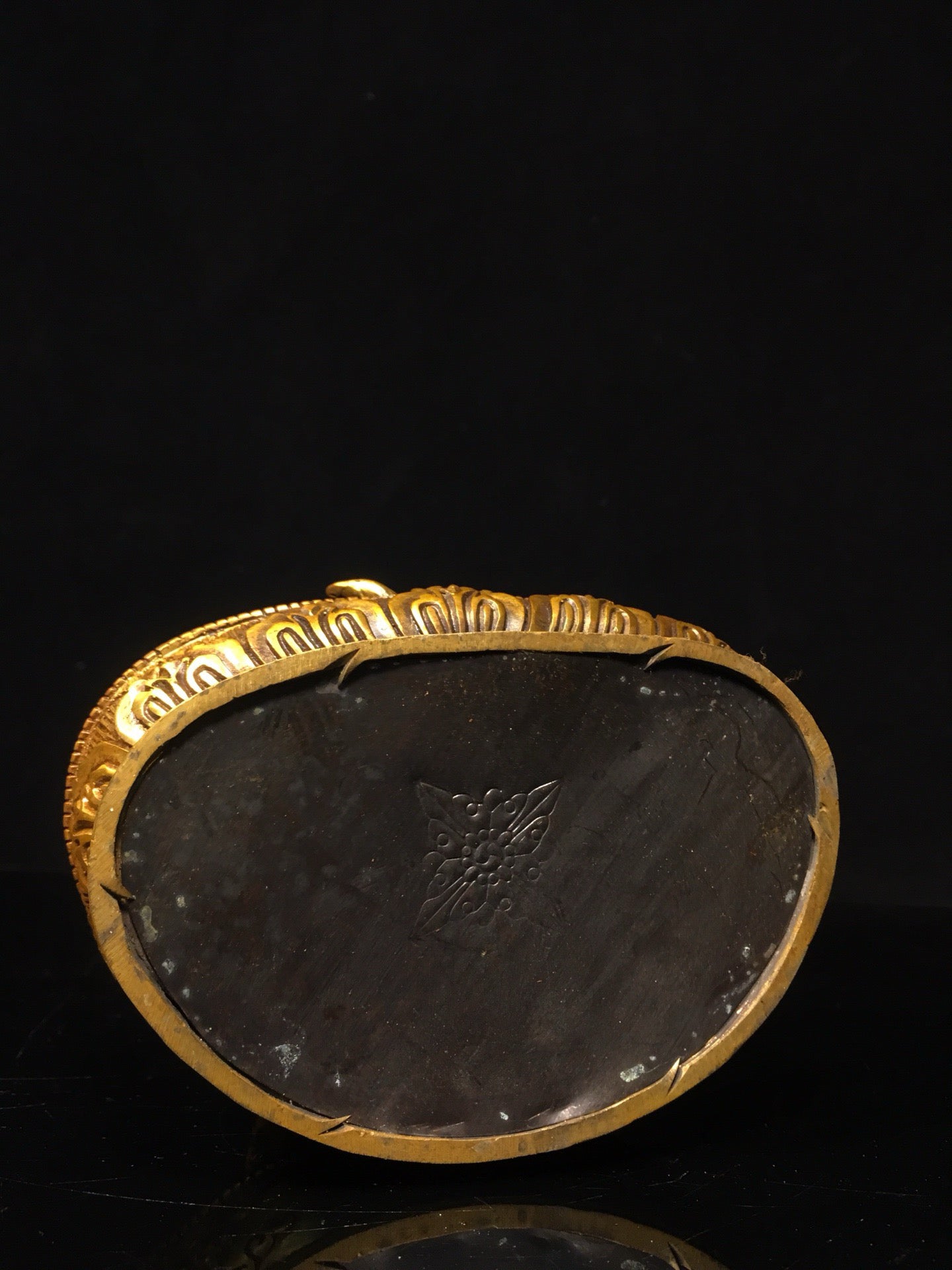 Master of Chinese Antique Pure Copper Lotus Mountain
