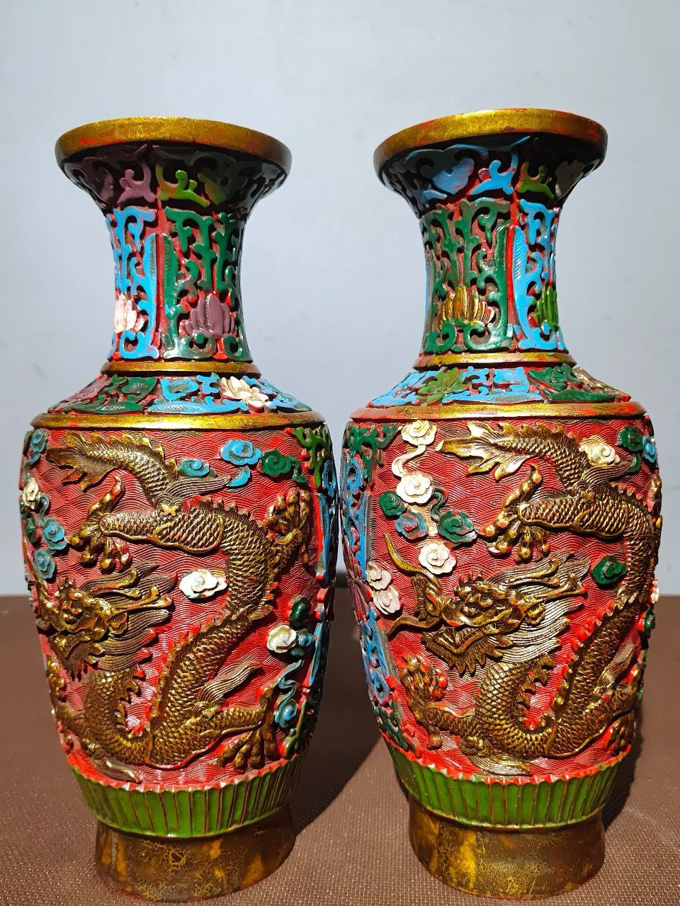 Red Lacquerware Vase
