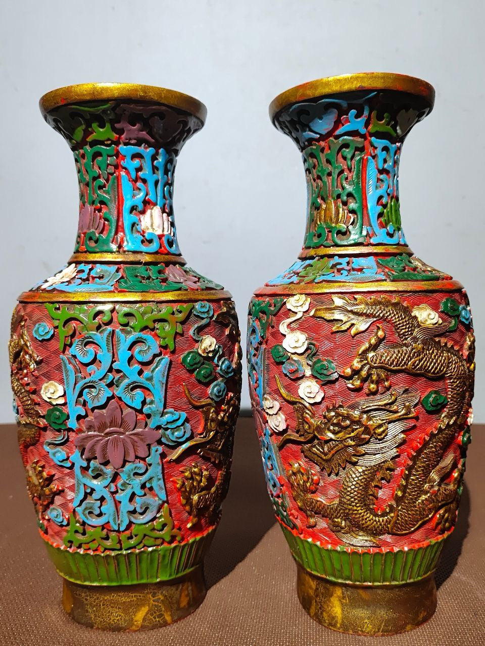 Red Lacquerware Vase