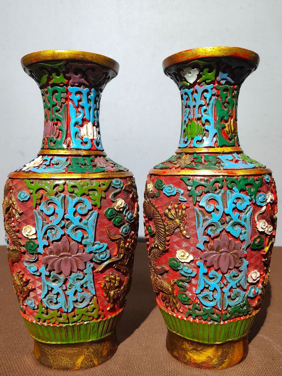 Red Lacquerware Vase