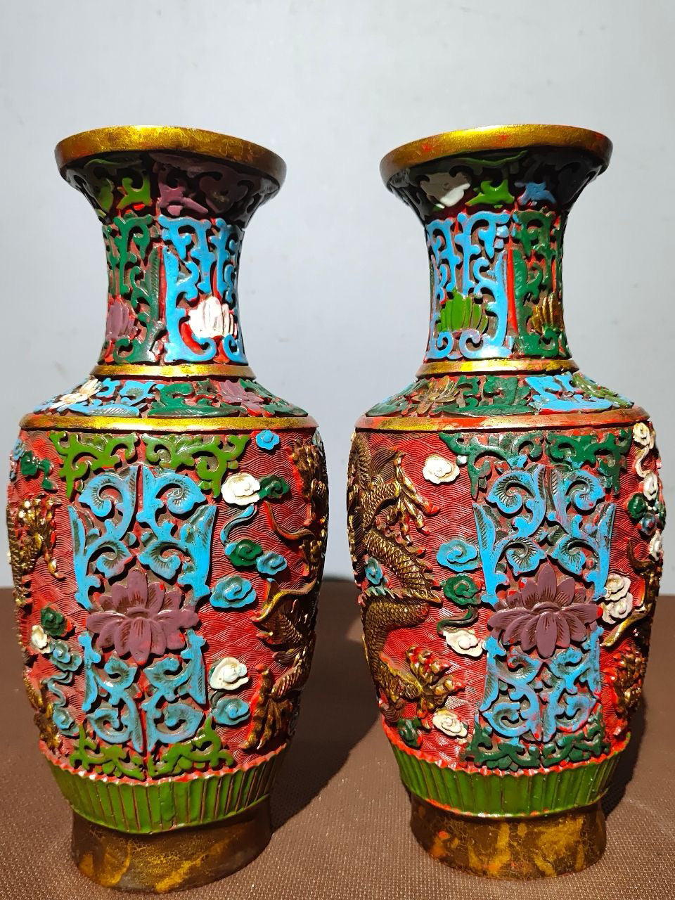 Red Lacquerware Vase