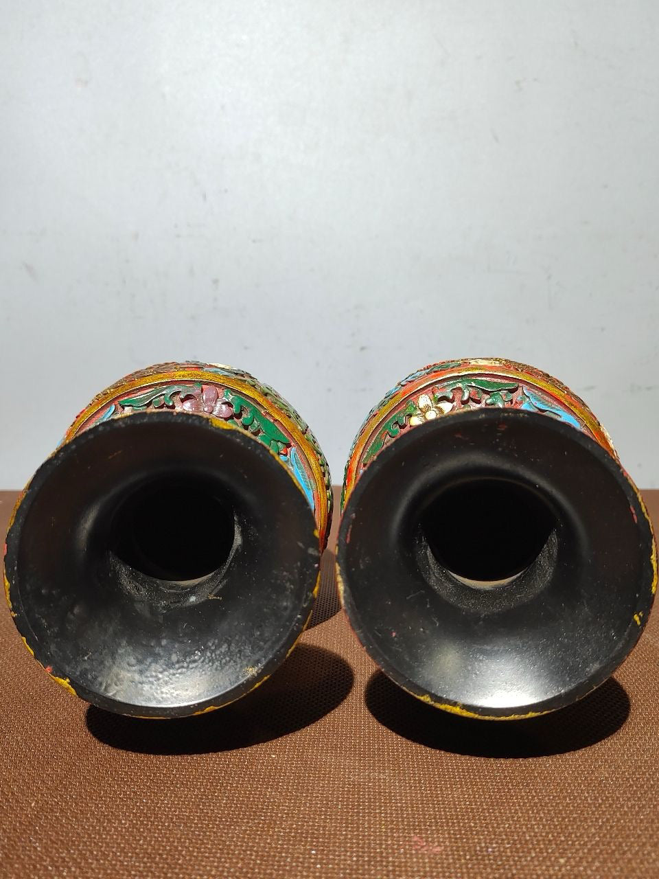 Red Lacquerware Vase