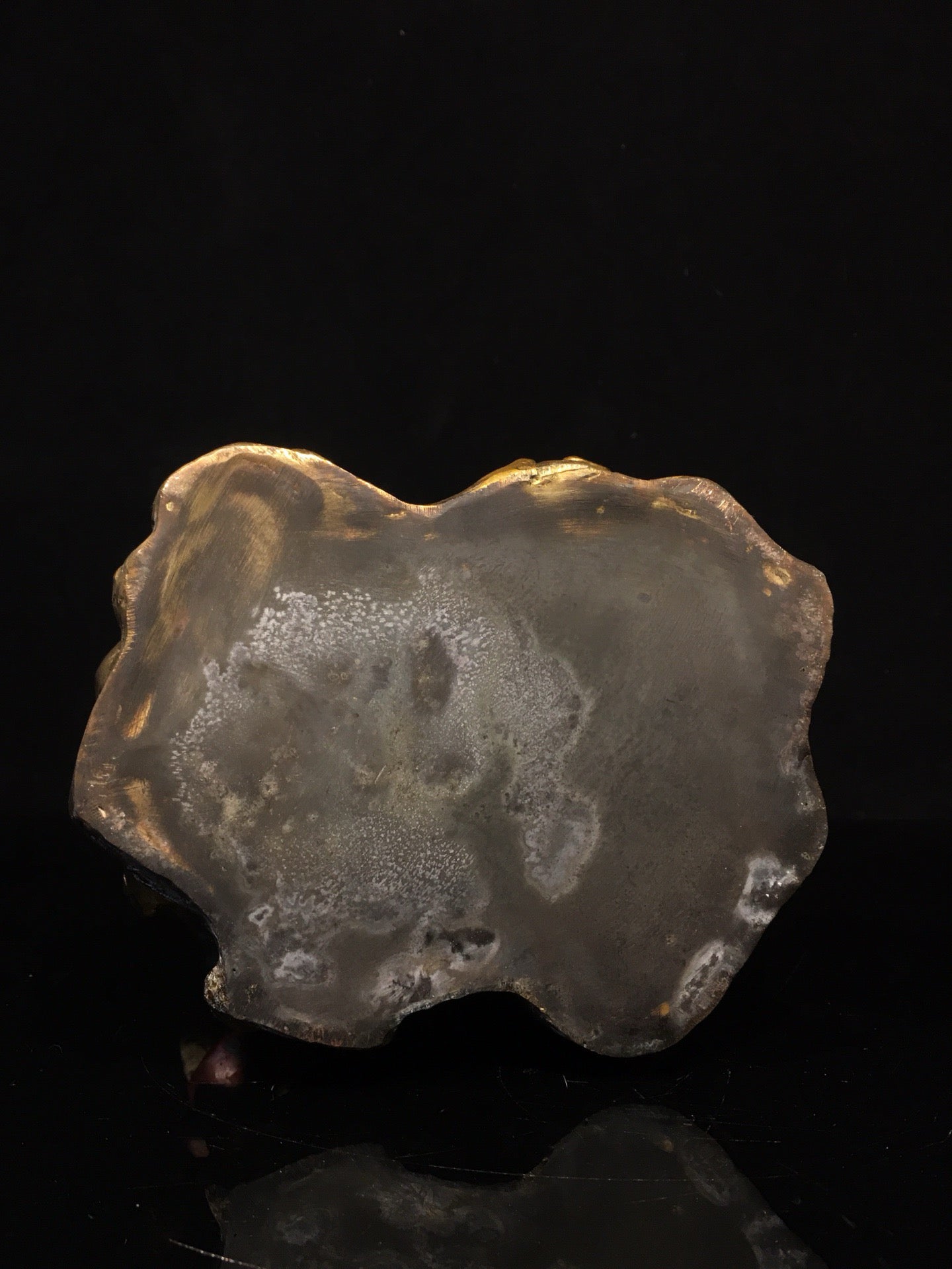 Chinese antique pure copper painted Weituo