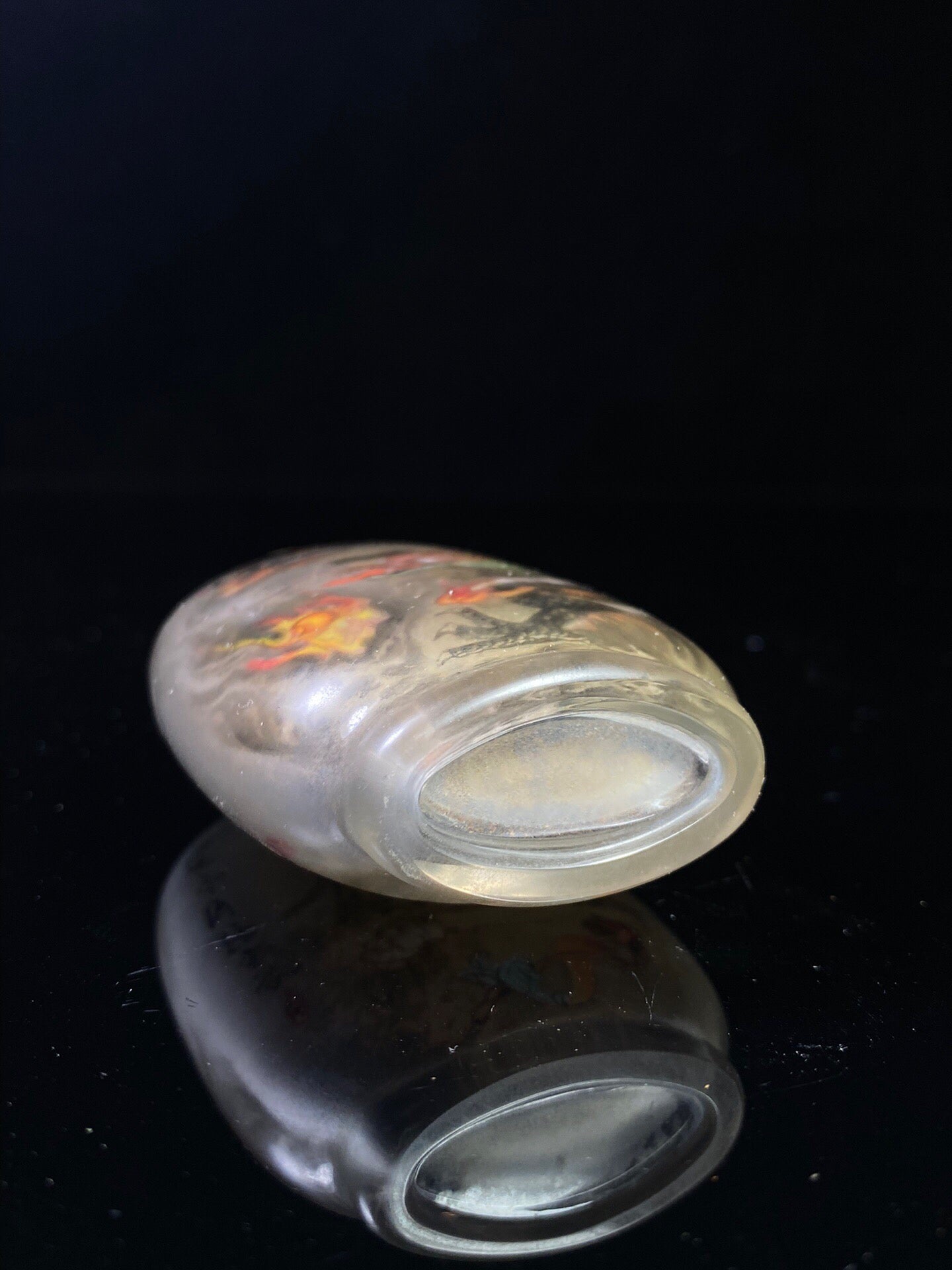 Chinese antique glass snuff bottle