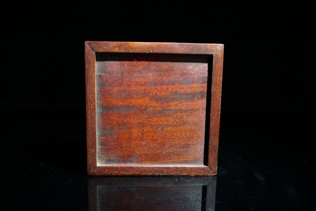 Pear wood inlaid shell sliding box