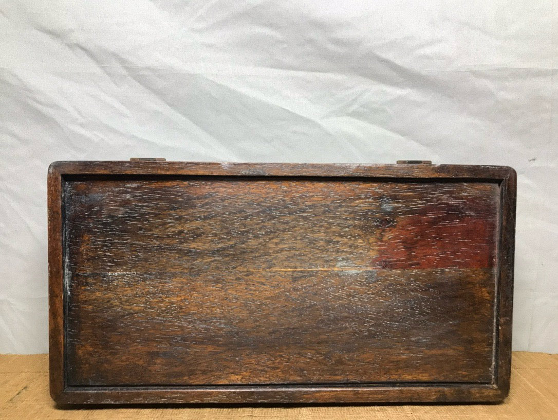 Pear wood carving box