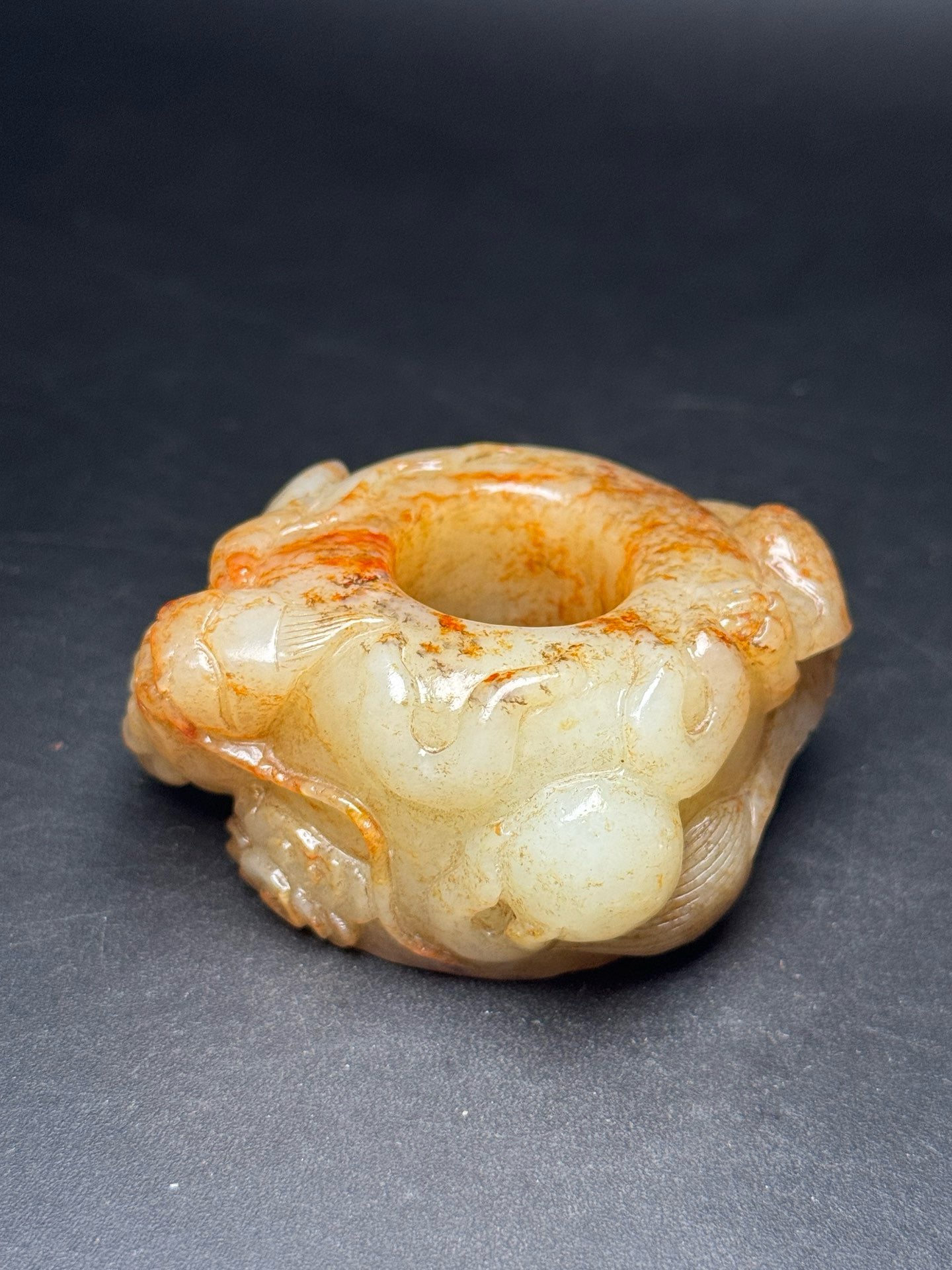 Chinese Antique Hotan Jade Ring