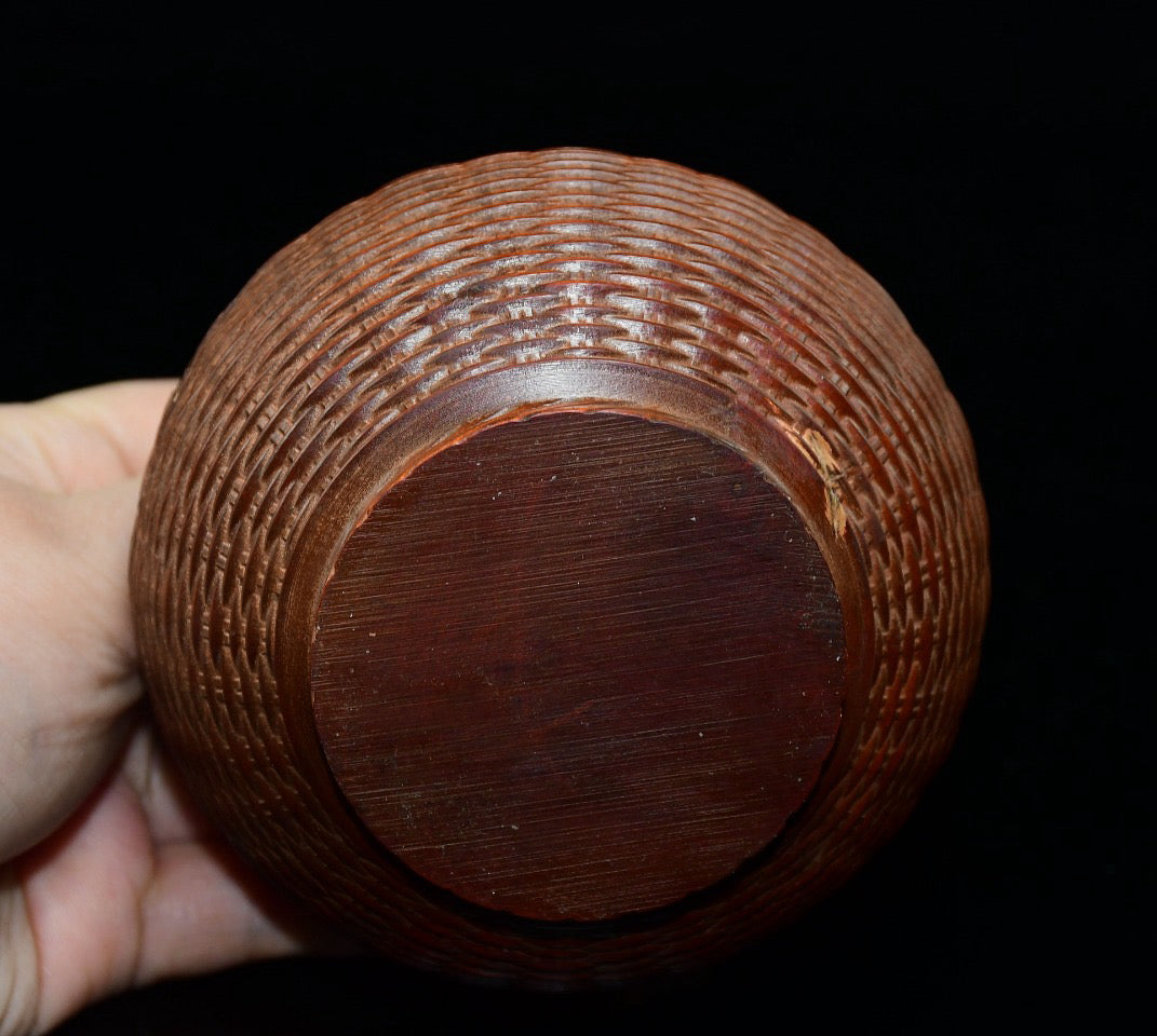 Huangyang wood crab basket ornament