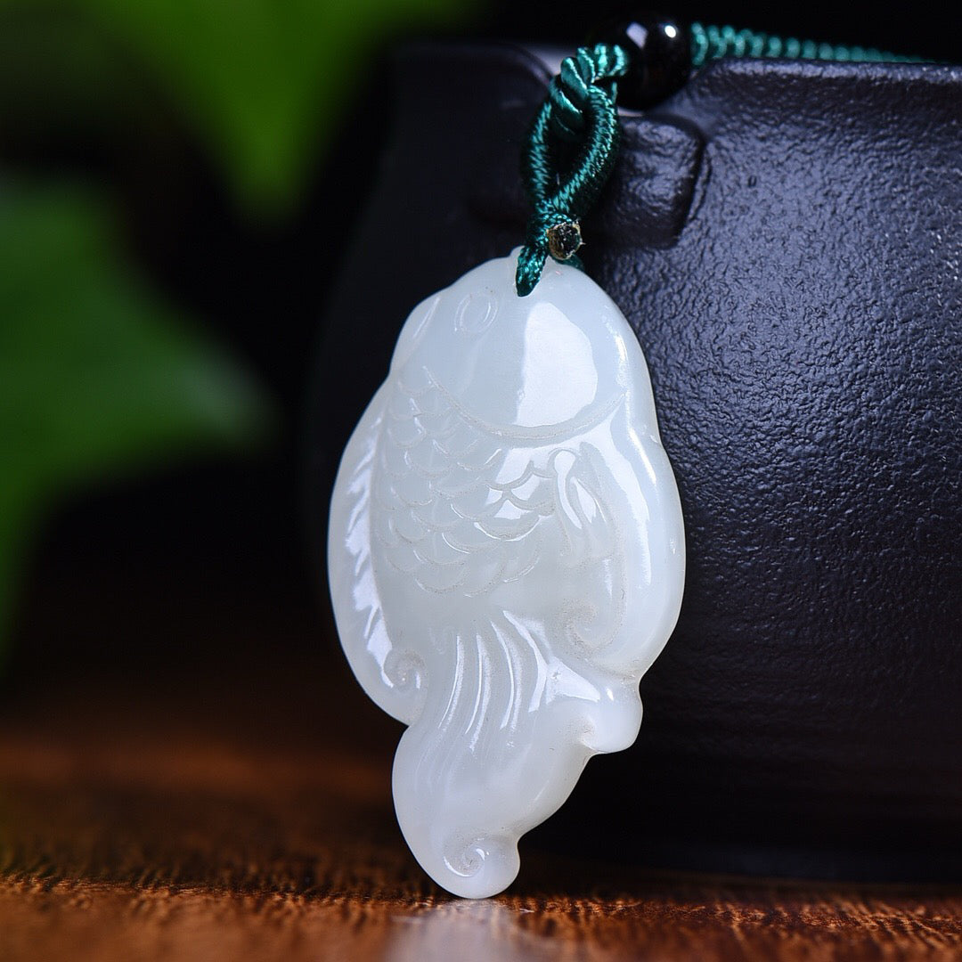 Hotan Jade's Auspicious Little Fish