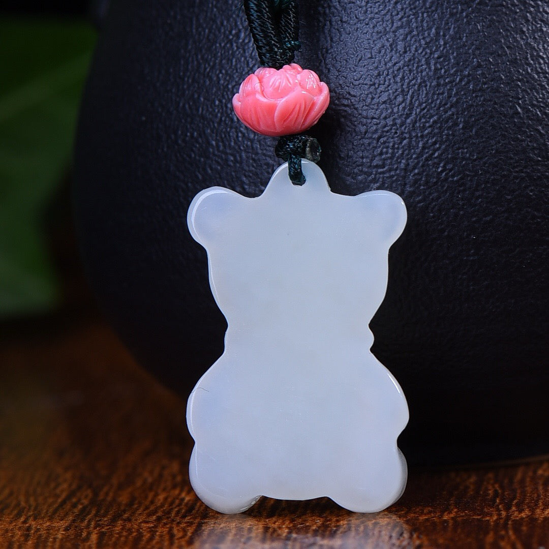 Hotan Jade's Auspicious Little Bear