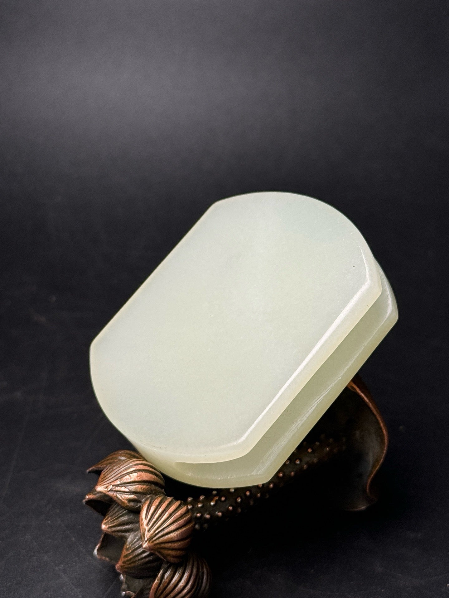 Chinese antique Hotan Jade belt buckle