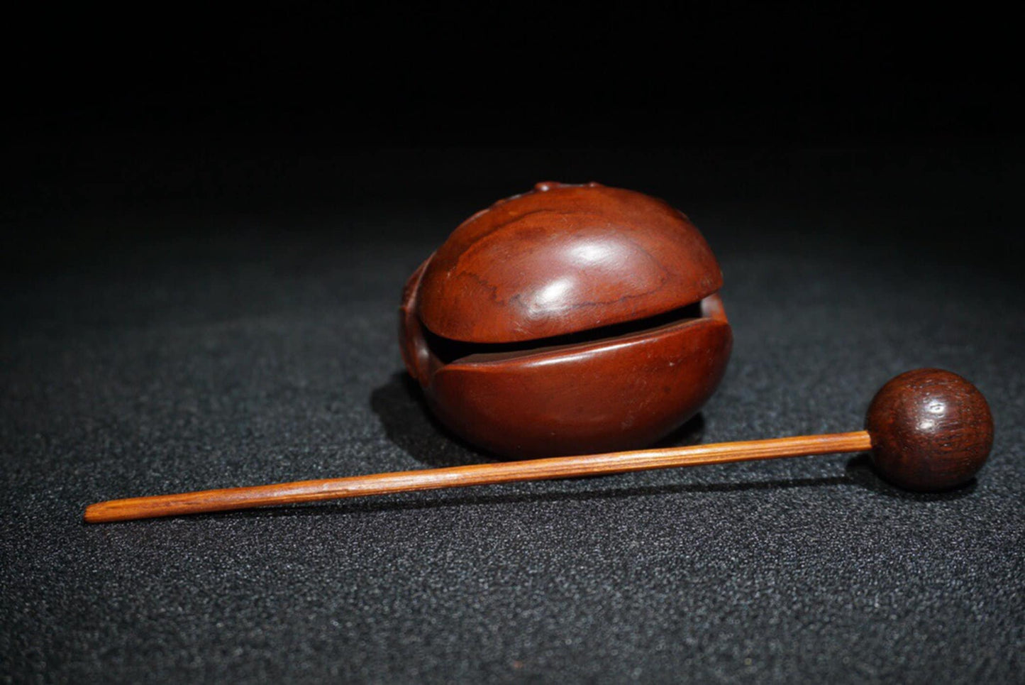 Hand carved boxwood carved wooden fish