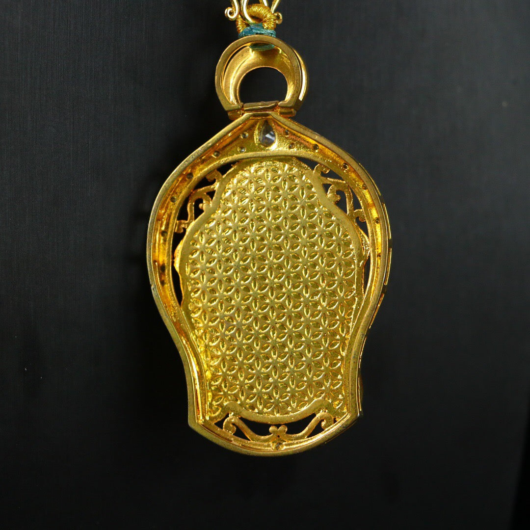 Chinese Antique Perfect High Ice Precision Carving 【 Guanyin Brand 】