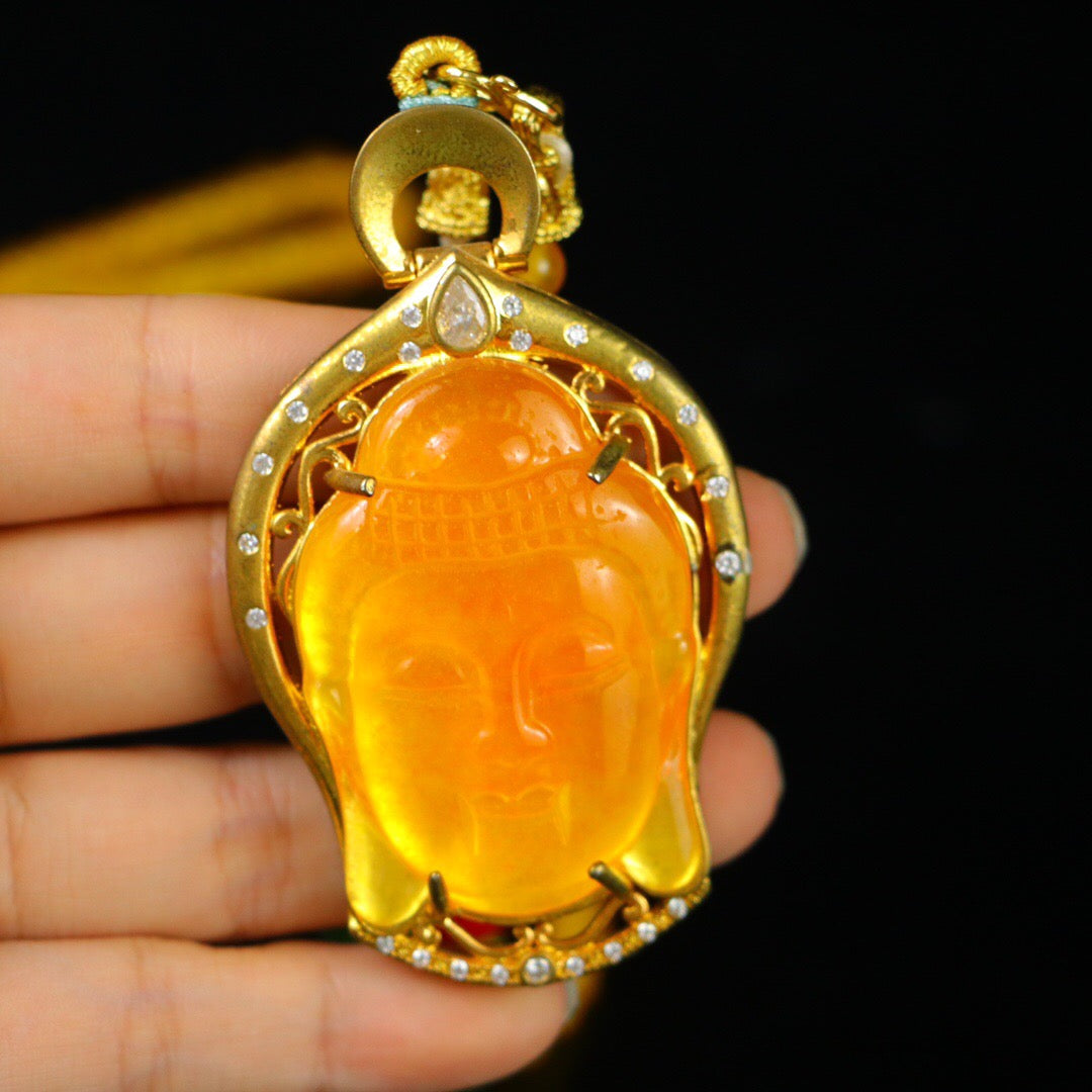 Chinese Antique Perfect High Ice Precision Carving 【 Guanyin Brand 】