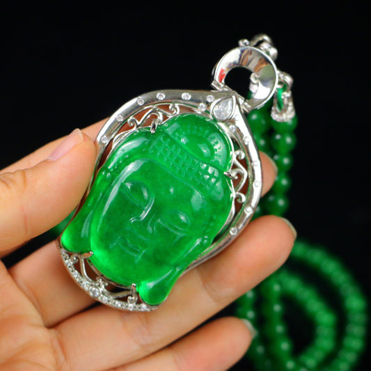 Chinese Antique Perfect High Ice Precision Carving 【 Guanyin Brand 】