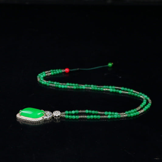 Chinese Antique Perfect High Ice Precision Carving [Pendant]