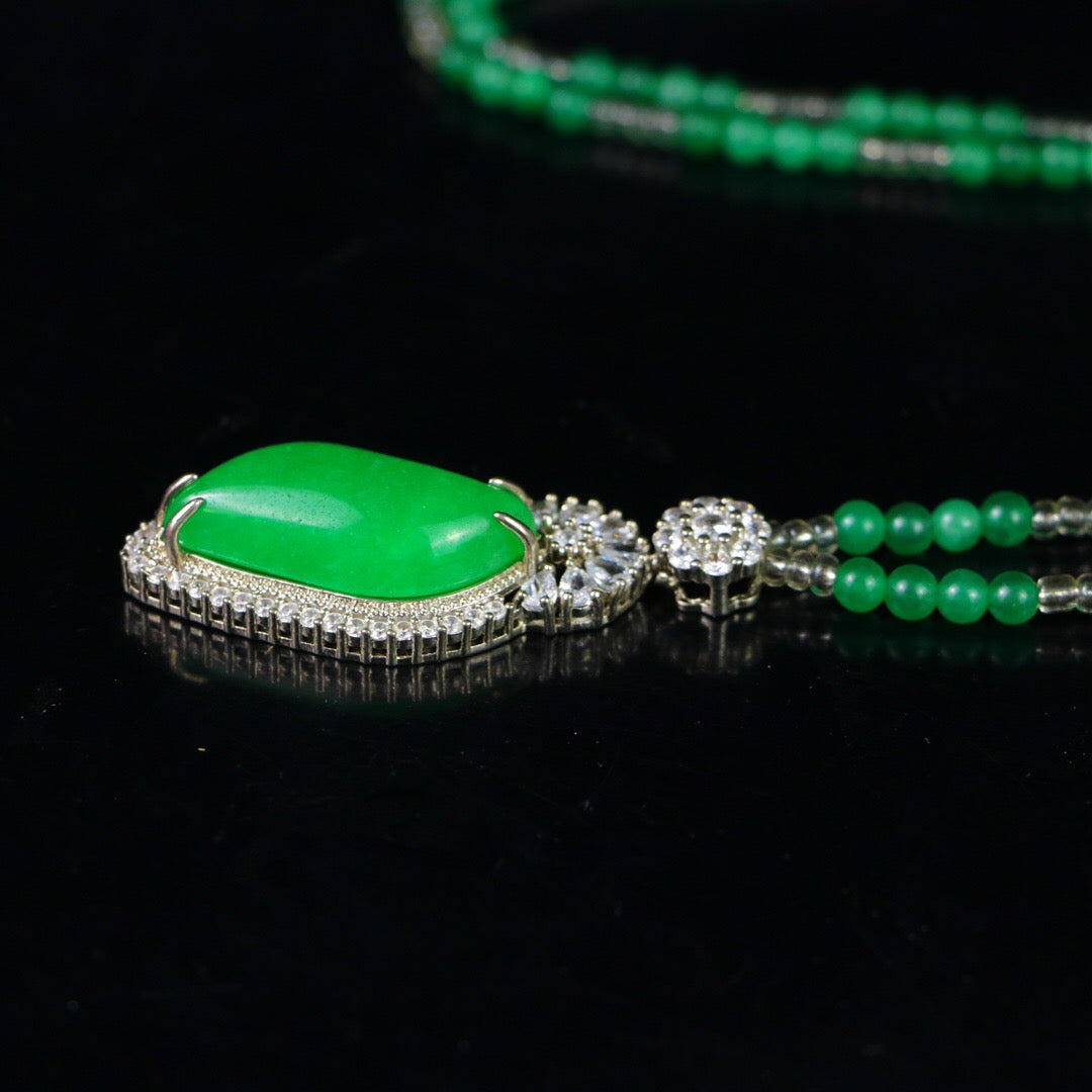 Chinese Antique Perfect High Ice Precision Carving [Pendant]