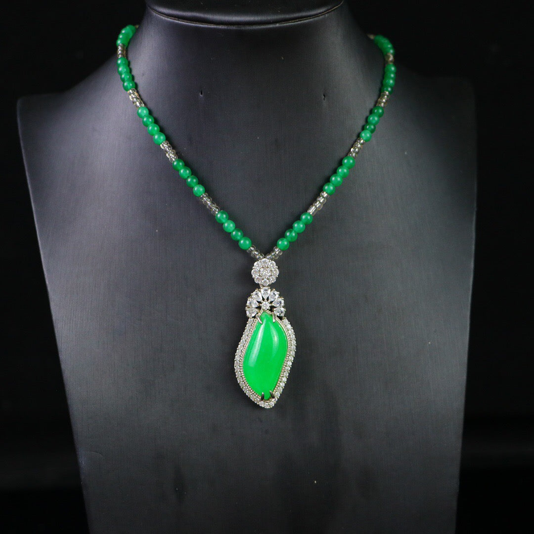 Chinese Antique Perfect High Ice Precision Carving [Pendant]
